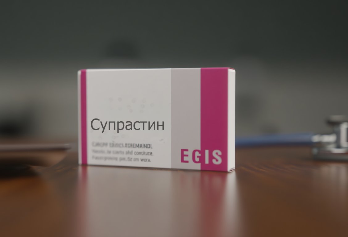 Упаковка супростина на столе