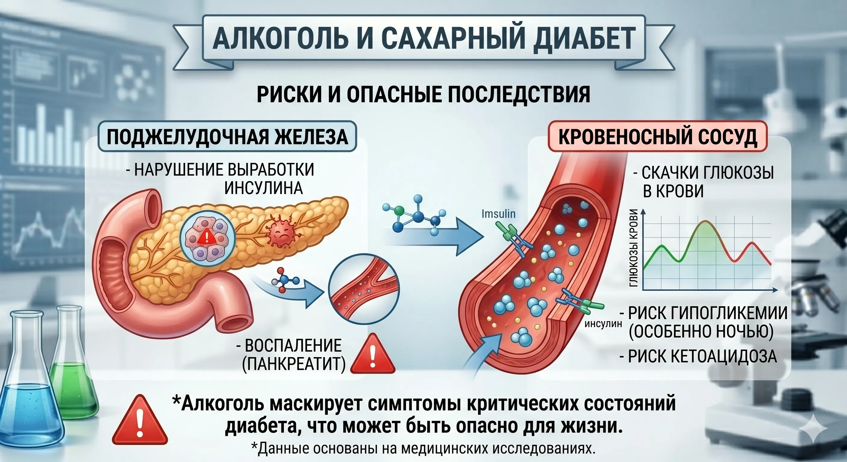 алкоголь и сахарный диабет